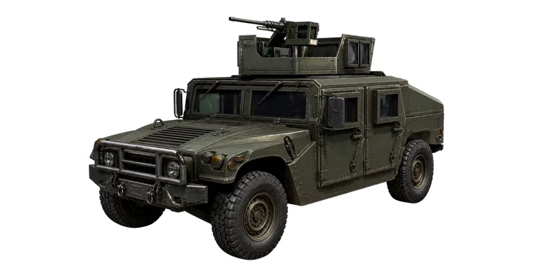 HUMVEE [M249] — in-game vendor render